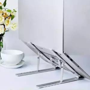 휴대용 6단 조절식 노트북 거치대 받침대 알루미늄스탠드 독서대 테블릿 쿨러 노트북대 맥북 용거치대 접이