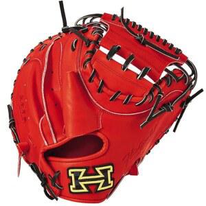 20% OFF 야구 하이골드 경식 포수 미트 일제 PAG DELUXE 포수용 소형 용 파이어 오렌지 블랙 우던지기용 LH