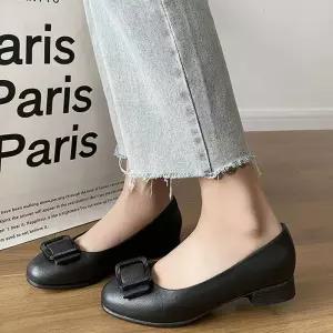 ONM 20대 30대 여성 사각코 앞 장식 포인트 부드