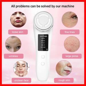 얼굴 마사지 기계 RF 얼굴 고주파 고주파 얼굴 리프팅 기계 EMS 얼굴 미세 전류 리프트 피부 강화 장치