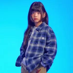 세서미스트리트x 키즈 웨스턴 쿠키몬스터 셔츠 블루 CK2507SH02BL