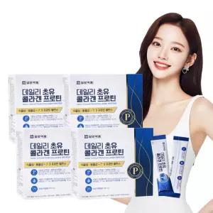 일양약품 초유 단백질 콜라겐 프로틴 파우더 BCAA 류신 30포 4박스