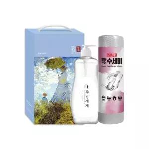 오늘의 쉼표 주방 세제 본품 롤수세미 프리미엄 세트 1호