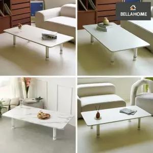 벨라홈) LPM 프리모 라운드 4단 높이조절 접이식테이블 1200x600 CN9954) 높이조절테이블