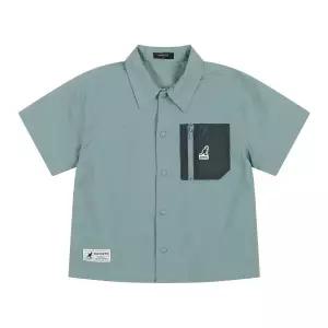 [롯데백화점]캉골 포켓 포인트 숏 슬리브 셔츠 RB 0201 민트(ARBCSH02010MI)