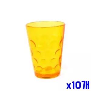 bns 가볍고 튼튼한 물방울 쥬스컵 3색상 x10개 주방컵 물컵 플라스틱컵 주방컵 가정용컵