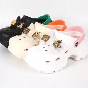 [하프클럽/]여성 샌들 스펀지 푹신한 마이슈 슬리퍼 키높이