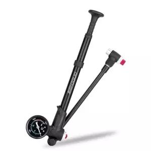 자전거 게이지 내장 공기 펌프 휴대용 기압계 고압 주입기