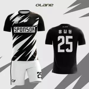 OLANE 족구 전사유니폼(JGJS004) 블랙 [단체주문]
