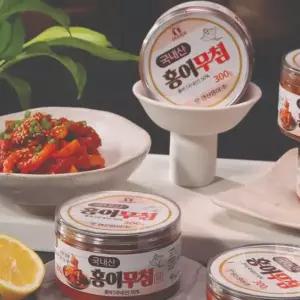 [나주시 우수특산물 영산홍어]국내산 홍어무침 300g×5팩