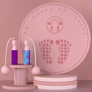 [알티피아]bns 원형 착지매트 실버체조매트 방음매트 점핑매트