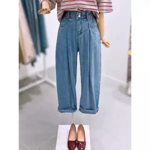 갤러리아 [레코브]핀턱 배기핏 데님팬츠(LC41F4DP008X)