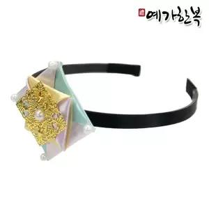 [보리보리/예가한복]머리띠 GA 4-36 사각민트