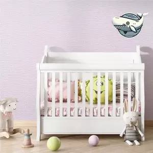 [하프클럽/알티피아]아늑한 핑크 실크벽지 아기방 포인트 인테리어