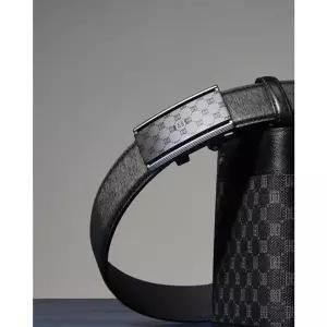 [NS홈쇼핑]DBBE5F711 닥스 [자동벨트] 블랙 루이스 DD패턴 무광버클 소가죽 자동벨트..