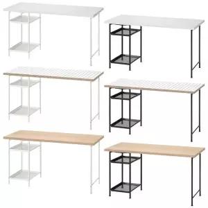 [이케아] LAGKAPTEN 락캅텐 / SPAND 스펜드 수납형 책상 140x60cm/컴퓨터책상/사무용테이블