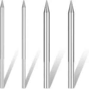 4개의 파라코드 끈끈이 바늘 도구 2 사이즈 스테인리스 스틸 550 FID 팔찌 야구 글러브 가죽 액세서리