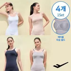 여자여름속옷 014 스포츠브라탑 끈형 4종세트 (WFJ6608)
