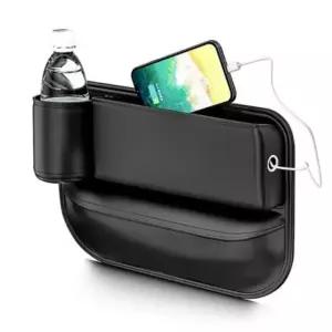 사이드포켓 차량용 수납함 자동차 틈새 정리 컵홀더 (WFJ5X49)