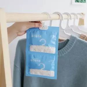 장마철 옷장서랍장신발 습기제거 옷걸이형 국산제습제 WE6BC17