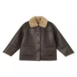 [버커루] 여성) 리버시블 퍼 무스탕 (B244LI630P)