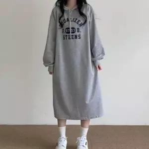 롱원피스 캐주얼원피스 후드 꾸안꾸 외출복 겨울 (WFKEOMK)