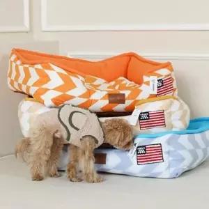 중소형견 휴식용 펫쿠션 겸 사각방석 U150624 강아지집