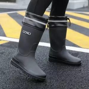 남성장화 하이핏 스트랩 아웃도어 레인부츠 레인44 낚시 축사 수산시장