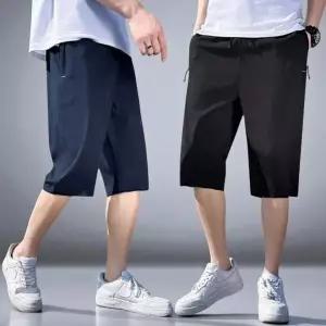 [골드스마일]남성용 냉감 쿨링 5부 6부 밴딩 아이스 반바지 여름 쿨팬츠