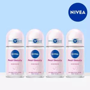 데오드란트 롤온 펄 뷰티 50ml 4개