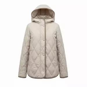 [롯데백화점]벨라디터치 후드넥 퀼팅 자켓 V9F4DN29