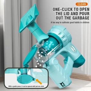 몽테조이 유아용 분리형 청소 세트 사실적인 전기 진공청소기 카트 장난감 어린이 크리스마스 선물