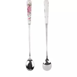 디저트 스푼 장미꽃 유럽풍 커피티스푼 모던 롱스푼 (WFK7NEE)