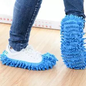 청소걸레 덧신형 발로쓱 거실슬리퍼 극세사 슬리퍼걸레 극세사슬리퍼 교체형