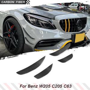bmw 바디킷 카본 파이버 / FRP 블랙 자동차 레이싱 프론트 범퍼 카나드 스플리터 립 메르세데스 벤츠 C-클