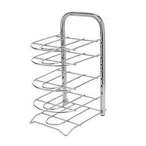 사각 355YJR01 후라이팬 정리대 5단 냄비뚜껑받침 싱크대수납