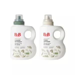 메디앙스 비앤비 유아 세탁 세제 유연제 용기 1500ml BNS