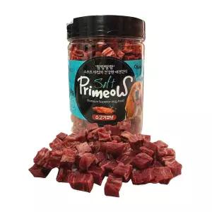 프리미요 소고기 큐브 200gX2개 강아지 훈련용 통간식고양이 트릿 개간식 댕댕이 수제 칭찬 보상 반려동물