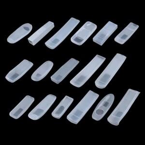 1조각 먼지 보호 가방 휴대용 실리콘 공기 상태 제어 케이스 TV 원격 커버