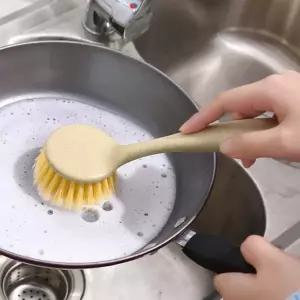 후라이팬 세척솔 냄비 세척 브러쉬 솔 수세미 다용도 주방 냄비솔 청소솔 무쇠팬 설거지브