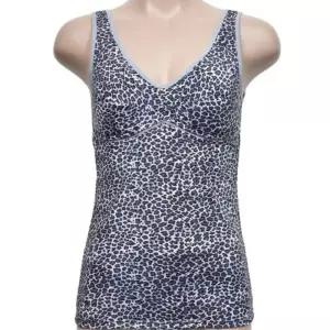 브라런닝 호피패턴 청량한 인견 노와이어