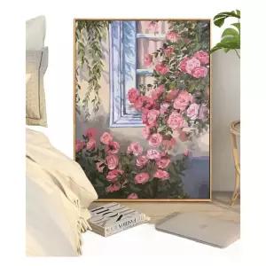 대형 diy 유화그리기세트 꽃그림 색칠하기