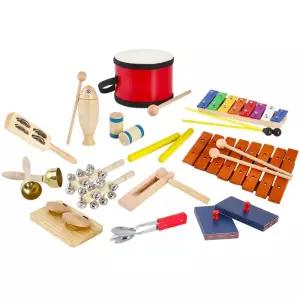 유치원 음악시간 타악기 원목 북 실리폰 악기세트16종 5살 뛰뛰빵빵 4살 주차타워