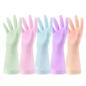 고품질 설거지 화장실 다목적 다용도 파스텔 주방장갑 김장 고무 주방 다목적 WFIV0GJ