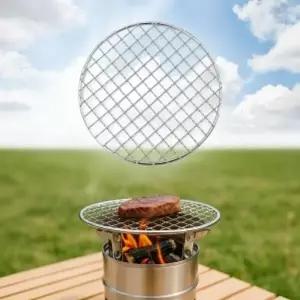 헬로그릴 304스텐 원형 미니 석쇠 18cm 비비큐석쇠불판 BBQ석쇠불판