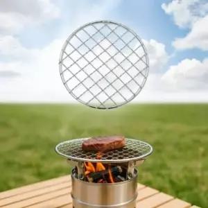 헬로그릴 304스텐 원형 미니 석쇠 13cm 비비큐석쇠불판 BBQ석쇠불판