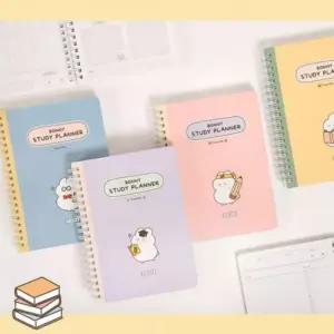 공시생 2P 스터디 스케줄러 귀여운 다이어리 플래너 공부다이어리 4개월 체크리스트 시험준비 계획표 겨울