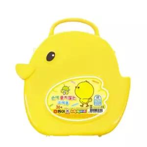 TBZ 동아 크레용 노랑병아리 36색 갑 6개입 아동크레파스 미술크레파스 어린이크레파스