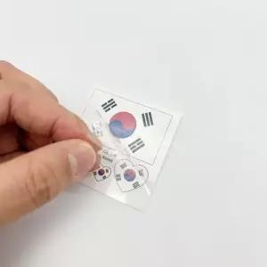 태극기 응원 타투 일회용 스티커 뷰티소품 미용재료 타투스티커