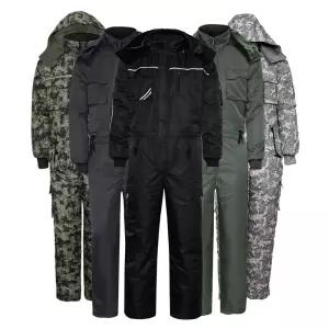겨울방한작업복세트 배달 점프수트 추천 정비복 패딩작업복 우주복 기모스즈끼 점퍼 기모바지 낚시 회사단체복